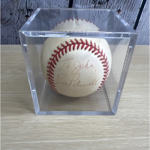 Vintage Sign Baseball By Americo Peter Rico Petrocelli - Picture 5 of 5